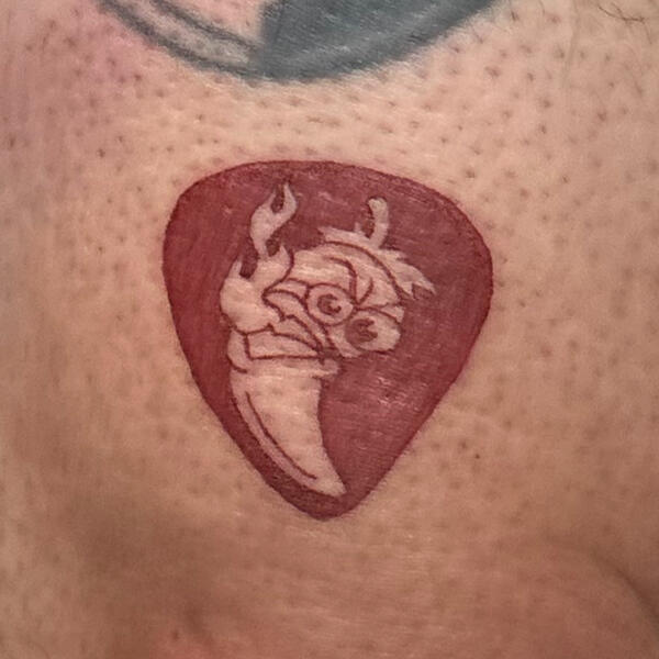 Spicy guitar pick