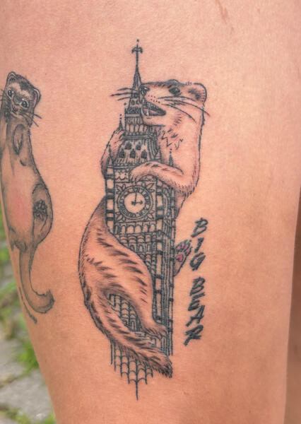 Pet tattoo - Big Bear